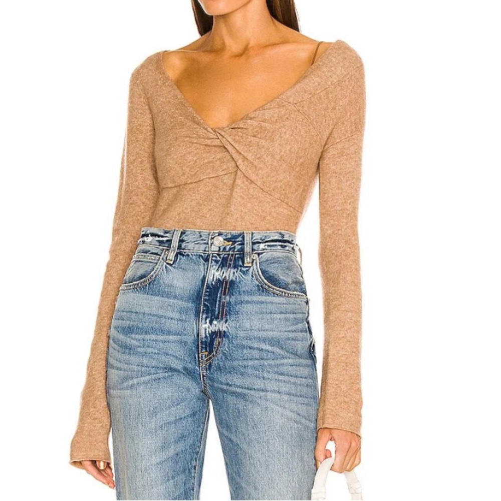 Helmut Lang Off the Shoulder Sweater